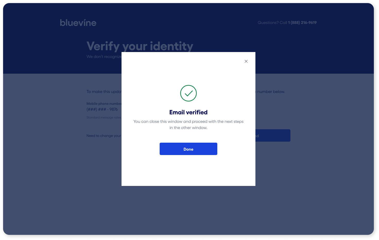 How do I change my verification number?