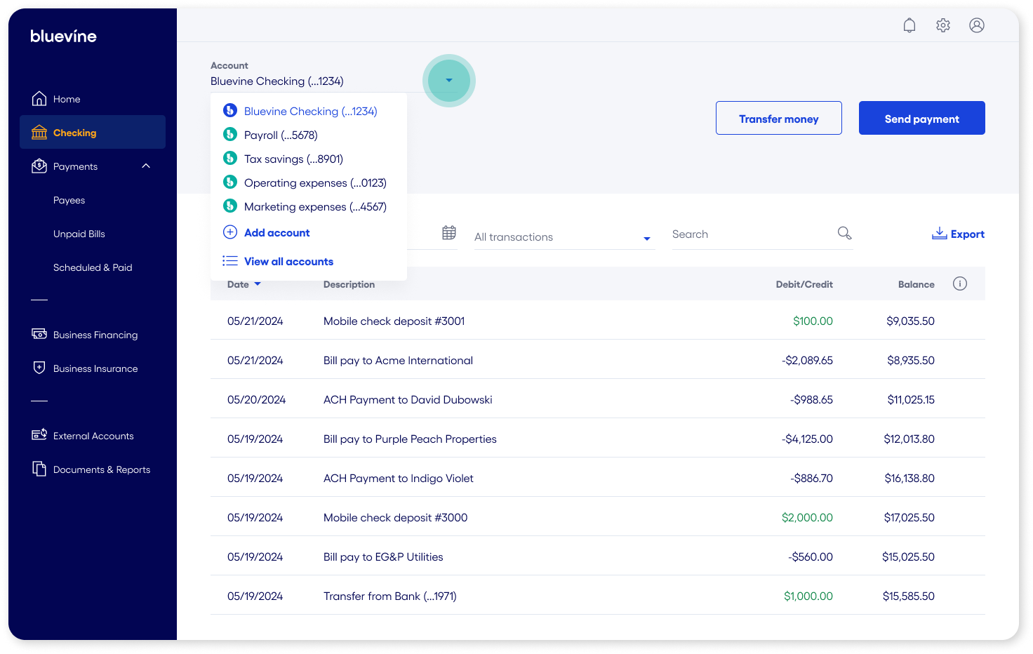 how-do-i-navigate-my-bluevine-dashboard