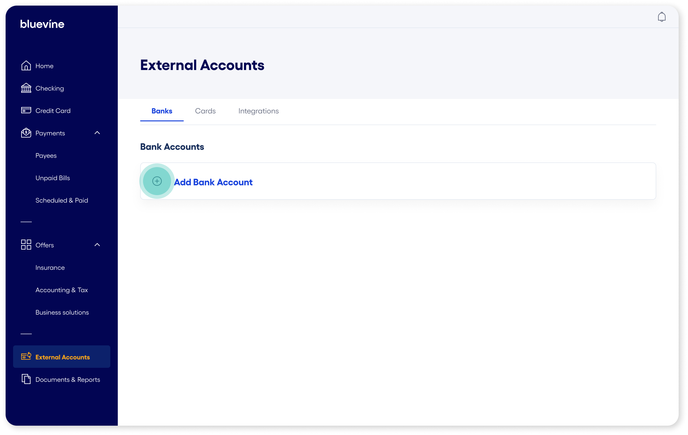 add external account