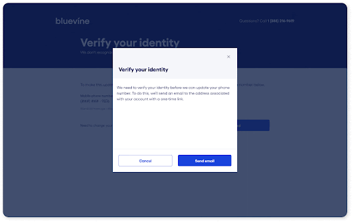 Change your verification number