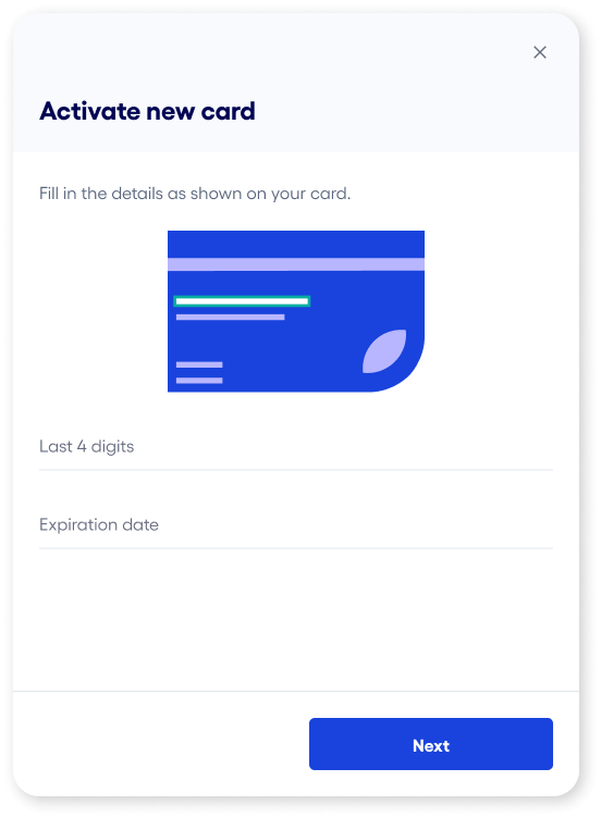 Bluevine activate new card